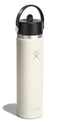 HYDRO FLASK 24 OZ WIDE FLEX STRAW CAP SURF - IVORY - Brand New