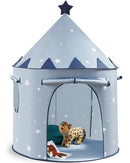 TINY LAND KIDS PLAY TENT POP-UP CUTE TODDLER TENTS PORTABLE BABY TENT BLUE - Brand New