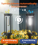 ALFIOT SOLAR PATHWAY LIGHTS OUTDOOR 8 PACK SOLAR WALKWAY LANDSCAPE LIGHTING - Like New