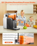 VEVOR SLUSHIE MACHINE 2L/68OZ NO ICE NEEDED SLUSHY MACHINE FOR HOME - GREY - Like New