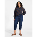 TIME AND TRU WOMEN'S CAPRI JEGGINGS - SIZE: WOMEN 2XL - DARK WASH - Brand New