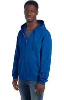 GENERIC NORTH POLE AND MORE UNISEX FLEECE FULL-ZIP HOODIE - SIZE 2XL - ROYAL - Brand New