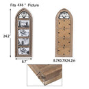 Adeco 4 Openings 4x6 Solid Wood Collage Picture Frame B0BG18GJWD - Brown - Brand New