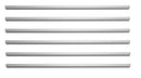 ADVANTUS Grip-A-Strip Display Rail, Mid-Size, 3 Feet Long - Pack of 6 - Brand New