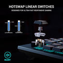 HEXGEARS IMMERSION A3 LOW-PROFILE WIRELESS MECHANICAL KEYBOARD - MIDNIGHT BLACK - Like New