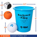 Rally and Roar Jumbo Premium Beer Pong Set 12 Durable 9" Tall Cups RRYDPNGPR2CL - Like New