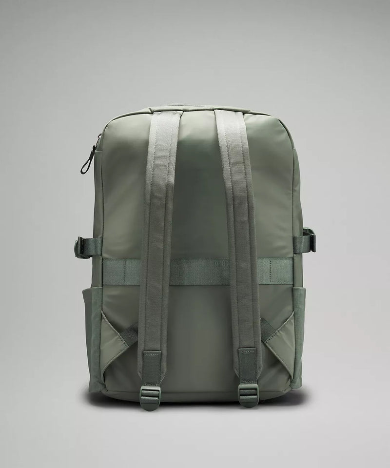 LULULEMON NEW CREW BACKPACK 22LLOGO - GRAY EUCALYPTUS - Brand New