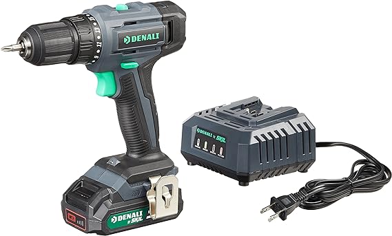 Denali by SKIL 20V Cordless Drill Driver Kit 2.0Ah Battery ADL5275B-10 - Blue Like New