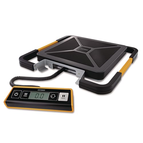 DYMO S400 DIGITAL USB SHIPPING SCALE, 400 LB CAPACITY, 1776113 - BLACK/ORANGE - Like New
