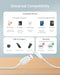 ANKER POWERLINE III LIGHTNING CABLE USB A (6FT,WHITE) A8813 - WHITE - Like New