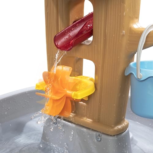 STEP2 SIGNATURE RAIN SHOWERS SPLASH TUB/ WATER TABLE 420600 - GREY/BLUE/BROWN - Like New