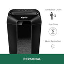 FELLOWES POWERSHRED 11 SHEET CROSS-CUT HOUSEHOLD PAPER SHREDDER - Scratch & Dent