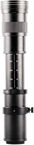 ULTIMAXX 420-800MM F/8.3-16 SUPER HD MANUAL TELEPHOTO ZOOM LENS - BLACK - Like New