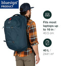 OSPREY FARPOINT 40L MEN'S TRAVEL BACKPACK - GOPHER GREEN - 10003676 - Brand New