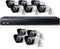 SAMSUNG 16 CHANNEL DVR SECURITY SYSTEM 1TB 10 Camera SDS-P5101 - WHITE Like New