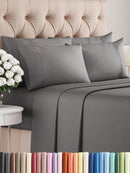 CGK LINENS QUEEN COOLING SHEETS FOR HOT SLEEPERS HOTEL LUXURY - DARK GRAY - Brand New