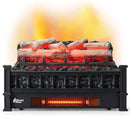 TURBRO Eternal Flame 20Inch Infrared Quartz Electric Fireplace Log Heater BLACK - Like New