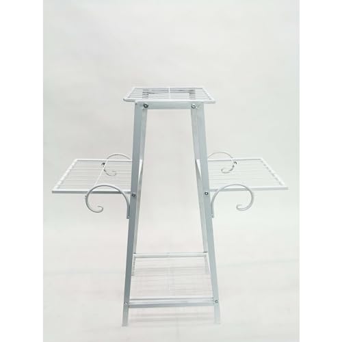 Hi-Line Gift Ltd 3 Tier Plant Stand 78672-A-WT - White - Like New