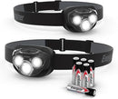 ENERGIZER LED HEADLAMP PRO 2-PACK, IPX4 WATER RESISTANT, 260 LUMENS - BLACK - Like New