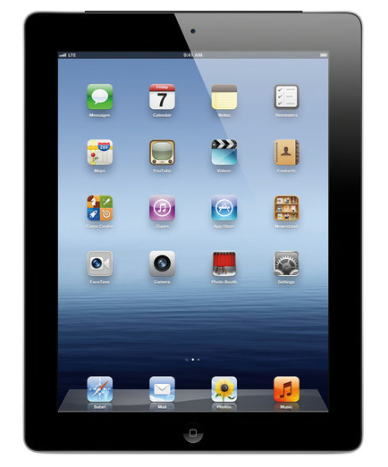 APPLE IPAD 3 9.7" 64GB WIFI + 4G LTE MC756LL/A - BLACK Like New