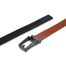 MARK FRED RATCHET Belts for Men, Two Sided Mens Belt, Cognac Brown Straps Like New