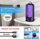 Elechome Bug Zapper Rechargeable Mosquito Zapper 3600V BK-19 - PURPLE/BLACK Like New