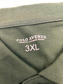 POLO AVENUE MEN'S CLASSIC POLO GOLF SHIRT - SIZE: MEN 3XL - HUNTER - Brand New