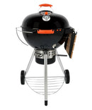 PROQ CHARCOAL KETTLE BBQ GRILL WITH SIDE TABLE (RODEO ST-57), 22" - Like New