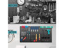 LUGO 62 PC PEGBOARD WALL ORGANIZER KIT, 24"X16" - BLACK - Like New