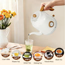 ULCREIGO 1.2L Kettle Thermometer Boiling Water Tea Gooseneck Electric - White - Like New