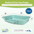 PuppyGoHere Large Dog Indoor Litter Box Up to 20 Lbs, Apple Green - Brand New