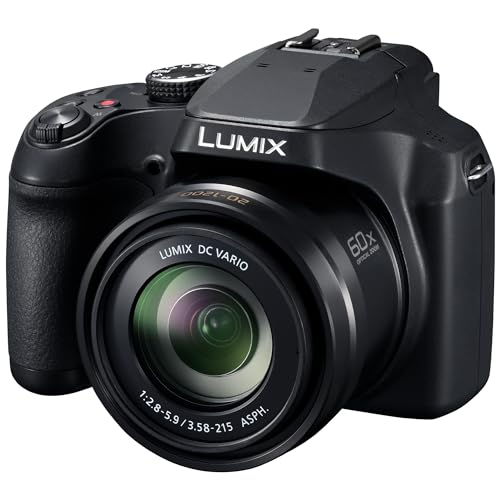 PANASONIC LUMIX FZ80D POINT AND SHOOT DIGITAL CAMERA 4K PHOTO/VIDEO - BLACK - Like New