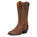 ARIAT WOMEN'S HERITAGE WESTERN R TOE COWBOY BOOT - SIZE: 8 DISTRRESSED BROWN - Like New