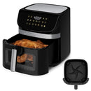 KITCHEN ELITE AIR FRYER OVEN STAINLESS 9.5QT LARGE KE-AF-104-95QT-BKW - BLACK - Like New