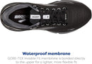 BROOKS WOMEN'S GHOST 15 GTX RUNNING SHOE -BLACK/BLACKENED PEARL/ALLOY - SIZE 7.5 - Like New