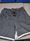 JUMP START MEN'S MESH QUICK DRY ATHLETIC SHORTS - SIZE: XL - CHARCOAL/WHITE - Brand New