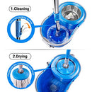 Masthome Mop and Bucket with Wringer Set Self Wringing Mop for Floor Cleaning - Brand New
