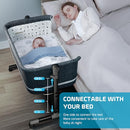 Ixdregan 3-IN-1 BABY BASSINET - Grey - Like New