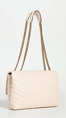 TORY BURCH KIRA CONVERTIBLE SHOULDER BAG ONE SIZE - NEW CREAM - Like New