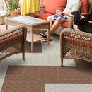 FOSS FLOORS 7CDMN4915PK Crochet Peelnstick,TilsN49,Espresso,PK15 - Like New