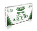 CRAYOLA CRAYONS & WASHABLE MARKERS CLASSPACK 256CT TEACHER CLASSROOM MUST HAVES - Brand New