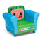 DELTA CHILDREN UPHOLSTERED CHAIR, COCOMELON - BLUE/GREEN - Brand New