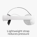 META QUEST ELITE STRAP WITH BATTERY WORKS WITH META QUEST 3/3S - WHITE - Like New