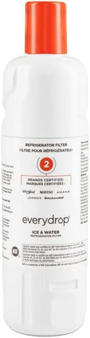 Everydrop by Whirlpool Ice and Water Refrigerator Filter 2 EDR2RXD1 - WHITE - Like New