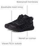 J005049 Merrell Men's Nova 3 Tactical Mid Waterproof Boot, Black/Charcoal, 11 - Brand New