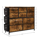 WARMTOBABY FABRIC DRESSER FOR BEDROOM - RUSTIC BROWN - Like New