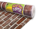Teacher Created Resources Red Brick Better Than Paper Bulletin Board Roll - Brand New