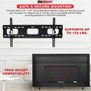 Deco Mount 37"-100" Full Motion TV Wall Mount Bracket B08MT7FC1X-NEW - Brand New