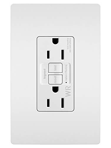 LEGRAND RADIANT SELF TEST TR WR GFCI 15A 125V - WHITE - Like New