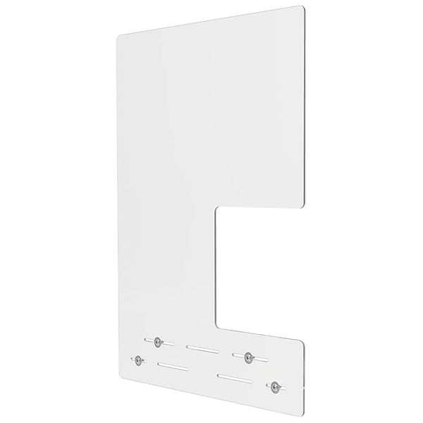 DEFLECTO MOUNTING SAFETY BARRIER WITH SIDE PASS THRU, 23.75" X 31.75", 2/CARTON - Brand New